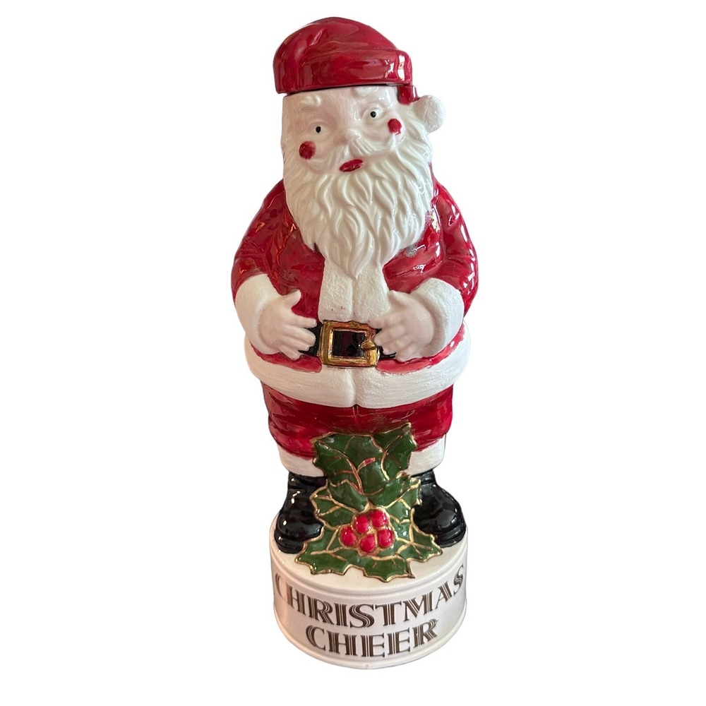 Alberta Vintage‎ Christmas Milk Decanter #510 Santa Claus 1976